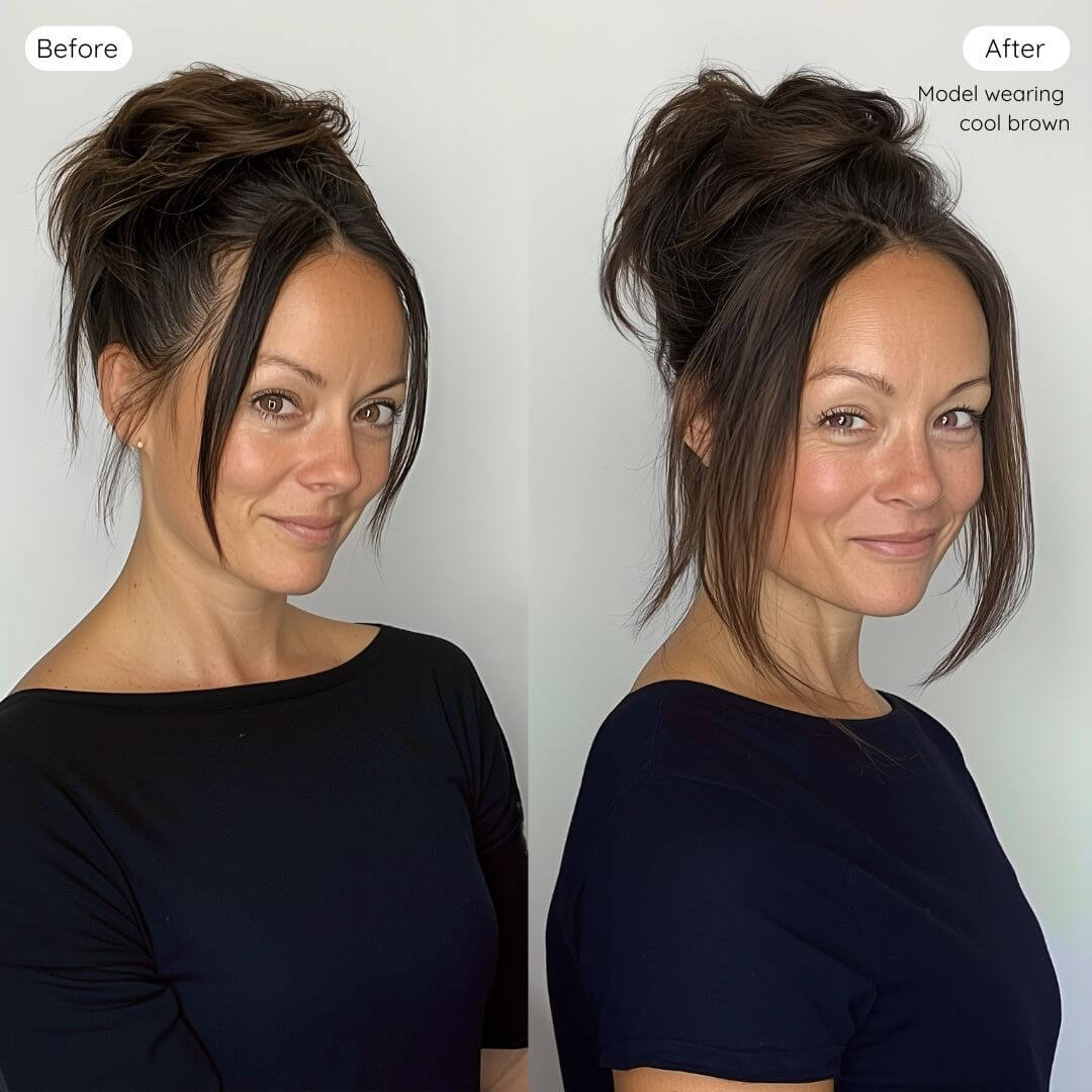 face framers front clip in hair extensions