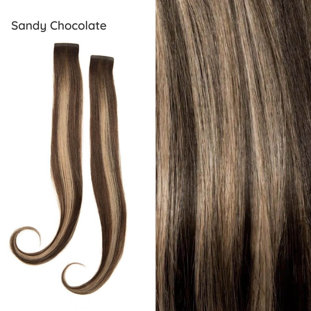 face framing layers sandy chocolate