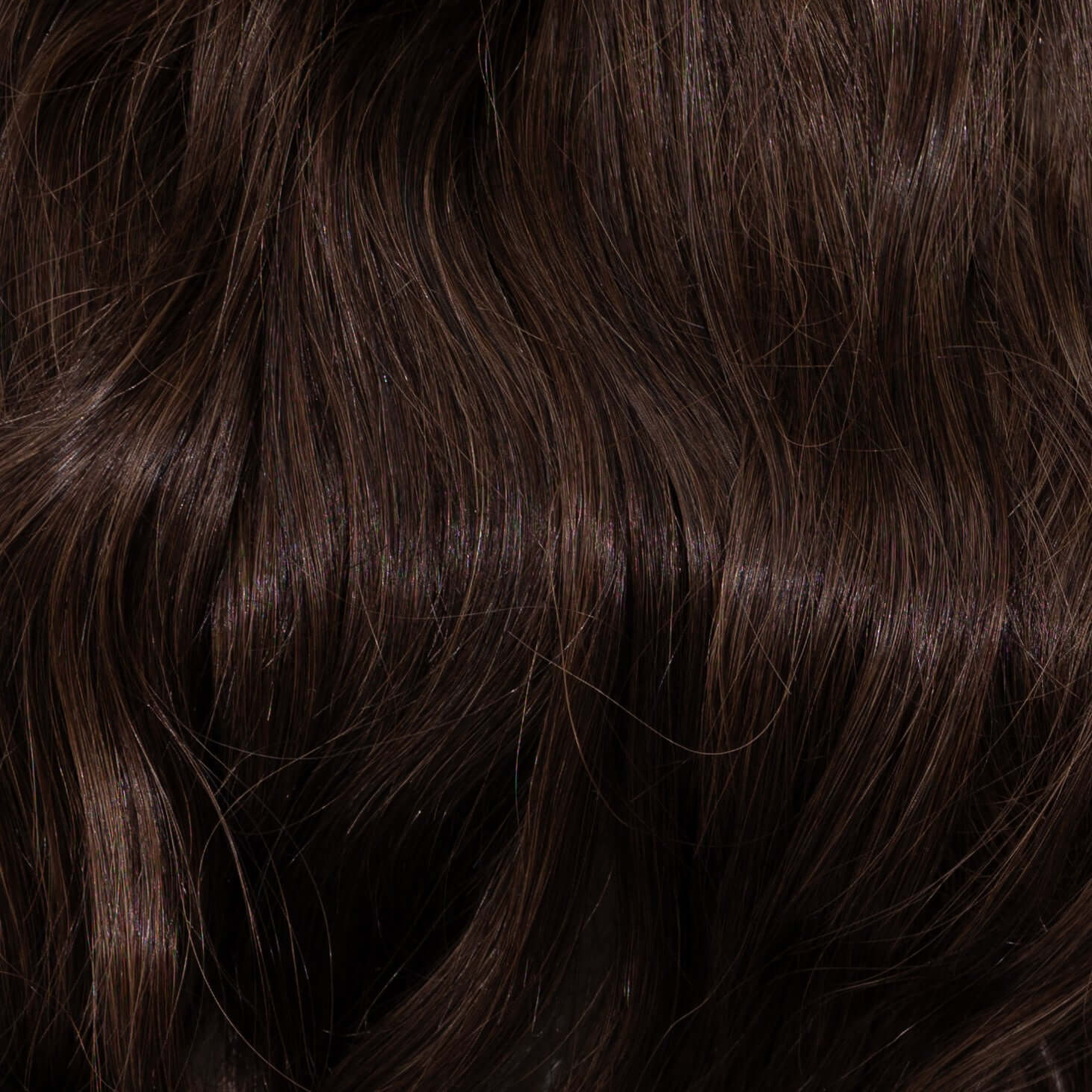 Beach Wave Remy Human Hair Invisible Wire Extension - Cool Brown