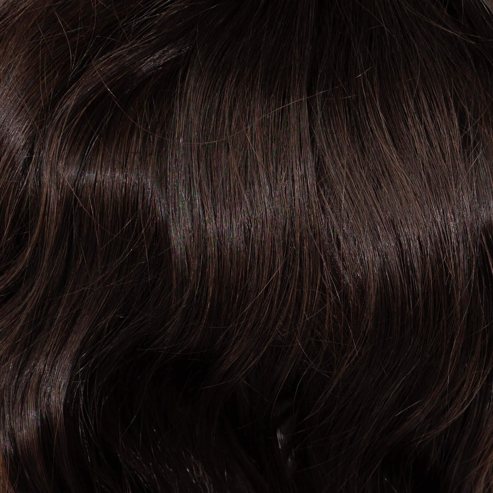 Beach Wave Remy Human Hair Invisible Wire Extension - Dark Brown
