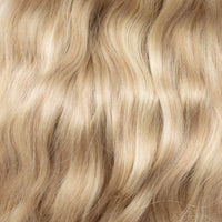 Beach Wave Remy Human Hair Invisible Wire Extension - Luscious Blonde hair colour