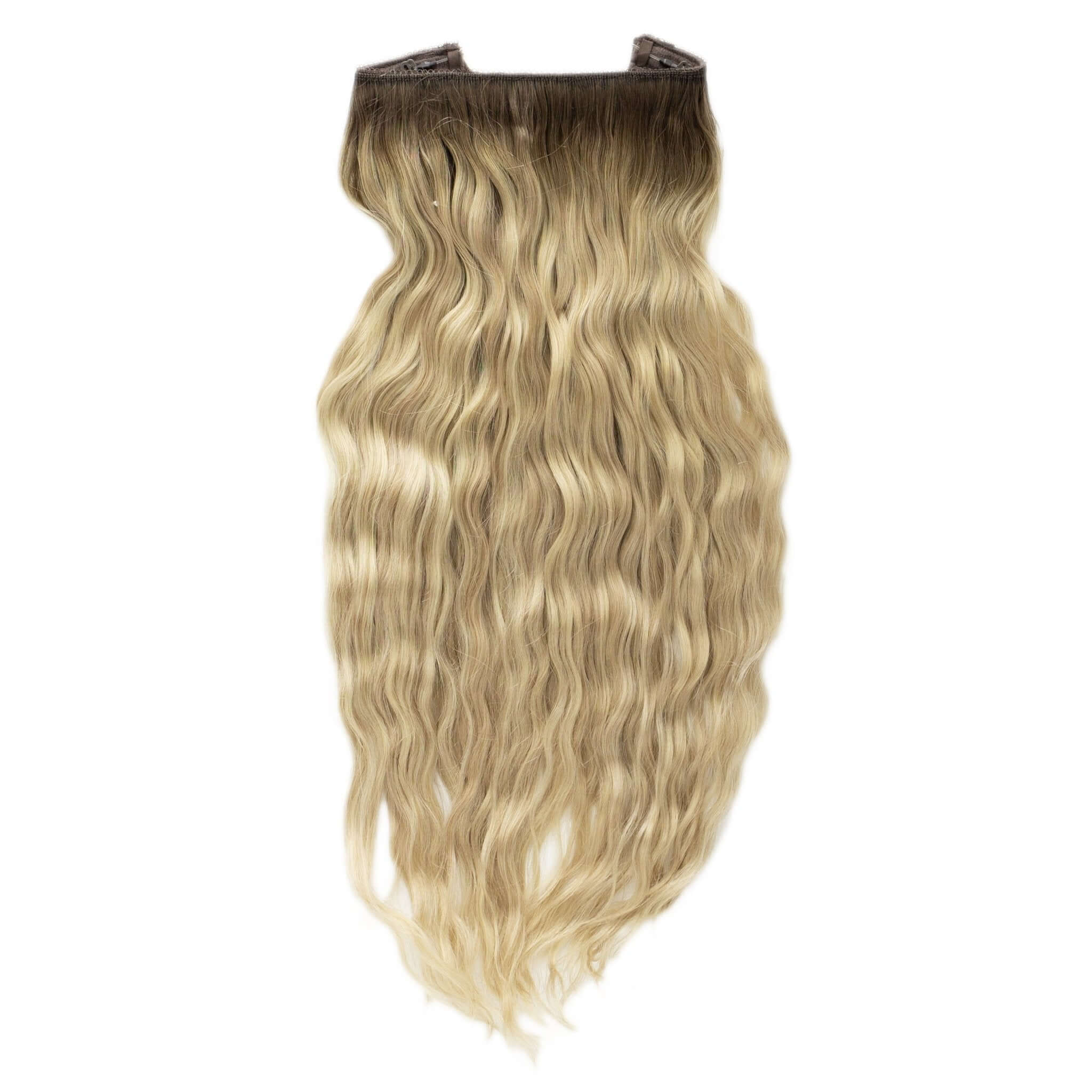 Beach Wave Remy Human Hair Invisible Wire Extension - Scandinavian Blonde