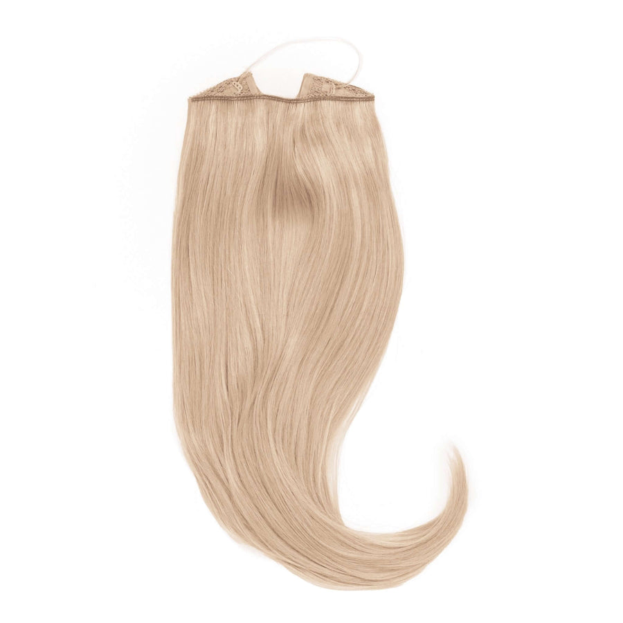 Remy Human Hair Invisible Wire Extension - Platinum Blonde Balayage