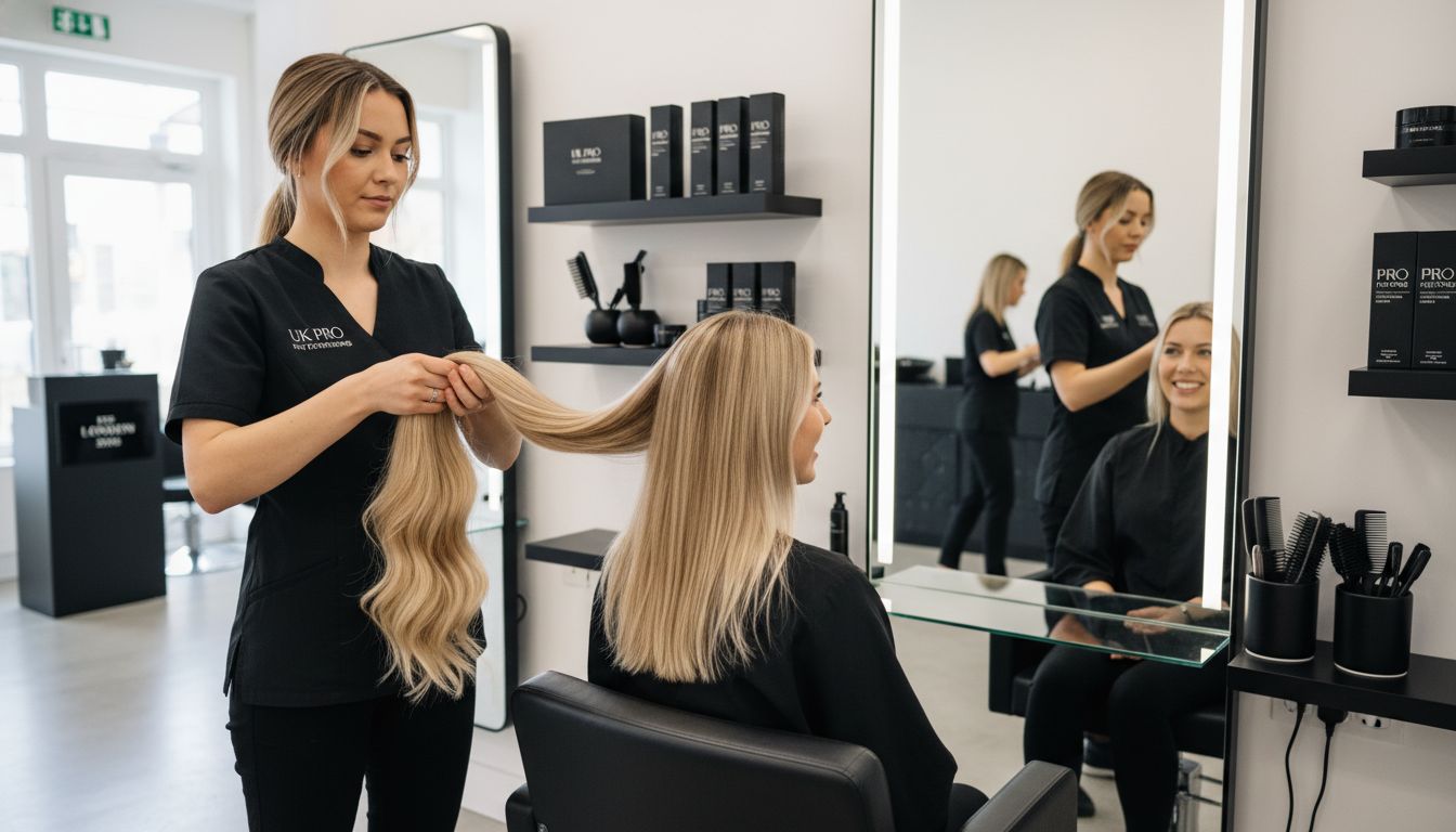 ponytail extension salon