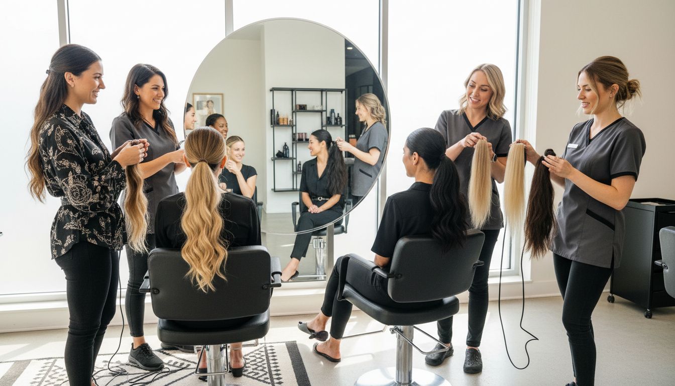 ponytail extensions types