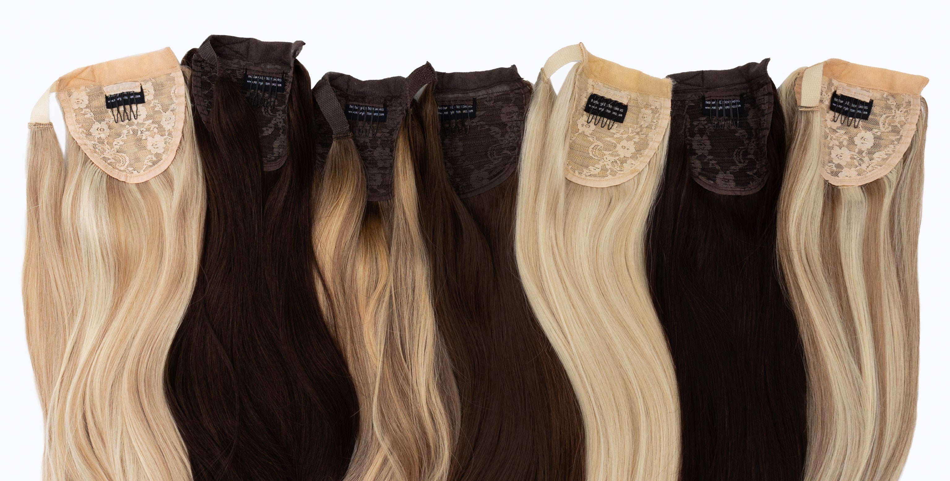 Clip-In Human Hair Ponytail Extensions UK | Natural & Premium