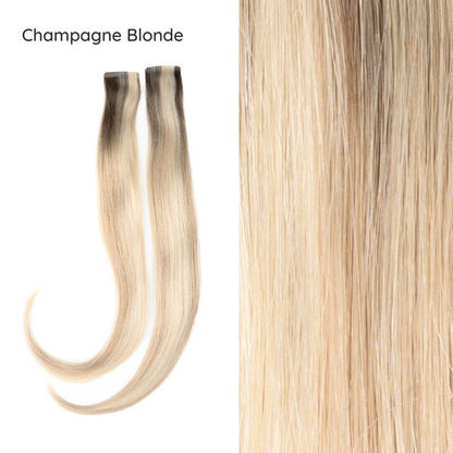 Face Framing Layers / Clip In Extensions / Human Hair / 14 inches / 15 grams
