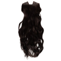 Beach Wave Remy Human Hair Invisible Wire Extension - Dark Brown Naturyl Extensions