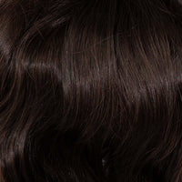Beach Wave Remy Human Hair Invisible Wire Extension - Dark Brown hair colour