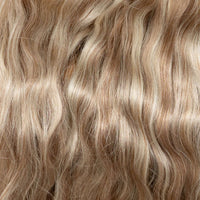 Beach Wave Remy Human Hair Invisible Wire Extension - Mixed Blonde hair colour