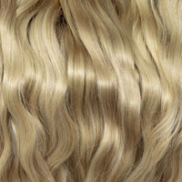 Beach Wave Remy Human Hair Invisible Wire Extension - Scandinavian Blonde hair colour