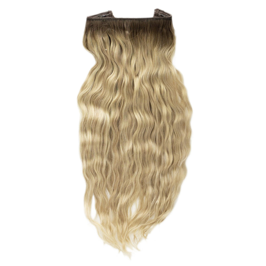 Beach Wave Remy Human Hair Invisible Wire Extension - Scandinavian Blonde Naturyl Extensions