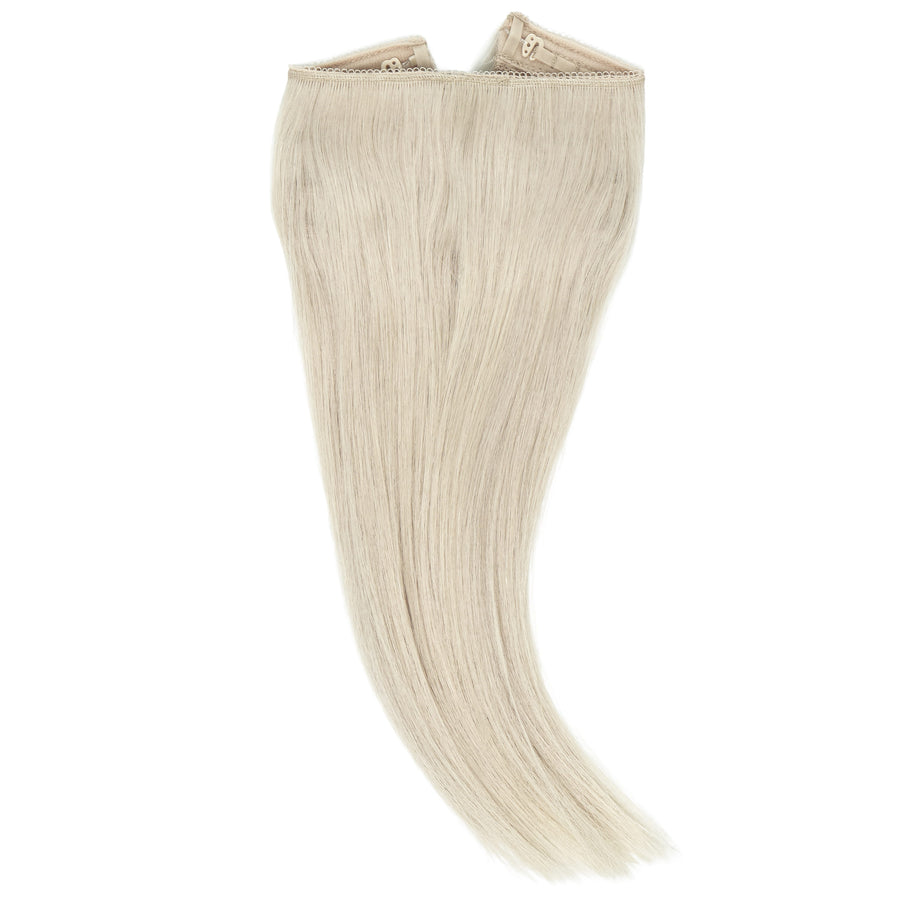 Lightweight Mature Silver Remy Human Hair Invisible Wire Extension