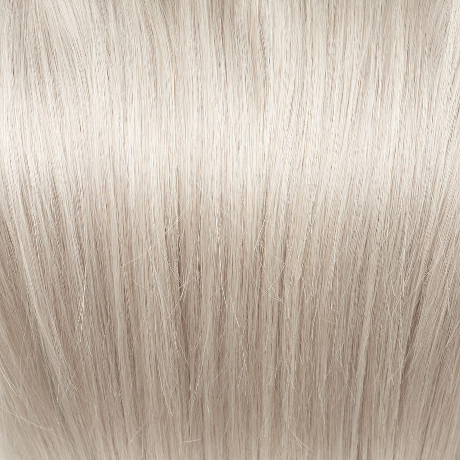 Lightweight Mature Silver Remy Human Hair Invisible Wire Extension