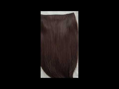 Remy Human Hair Invisible Wire Extension - Cool Brown