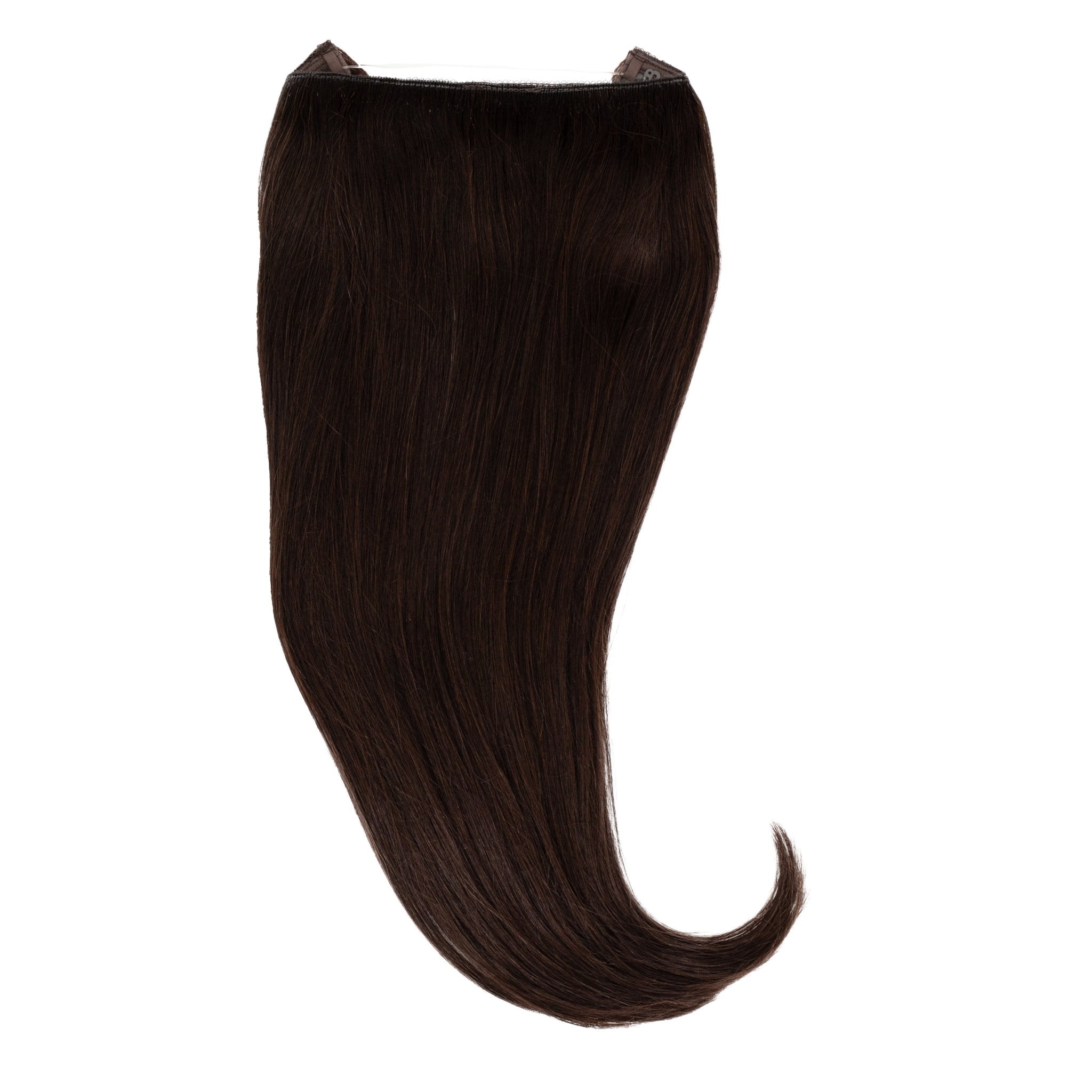 Remy Human Hair Invisible Wire Extension - Dark Brown – Naturyl Extensions