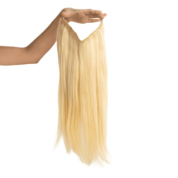 Invisible Wire Human Hair Extension - Ash Blonde Naturyl Extensions
