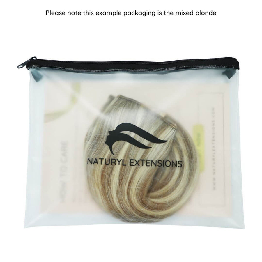 Remy Human Hair Invisible Wire Extension - Brown Soft Blended