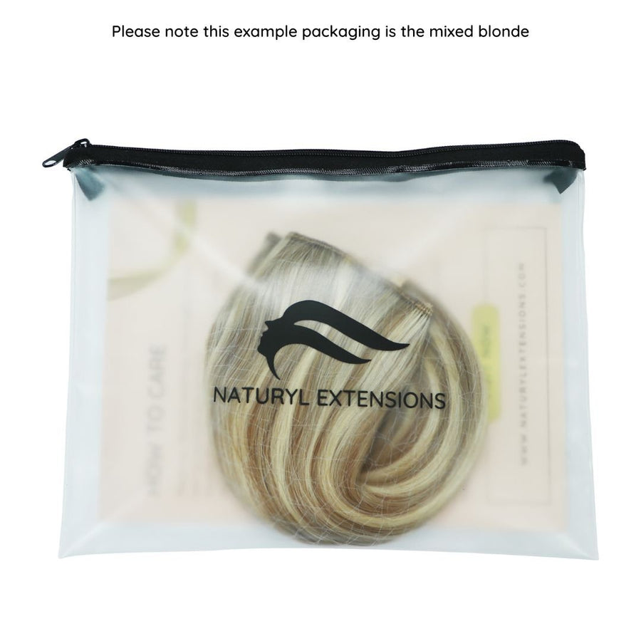 Invisible Wire Human Hair Extension - Brown Soft Blended Naturyl Extensions