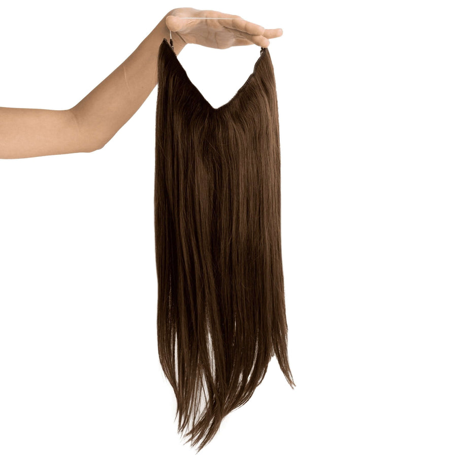 Remy Human Hair Invisible Wire Extension - Coffee Biscuit