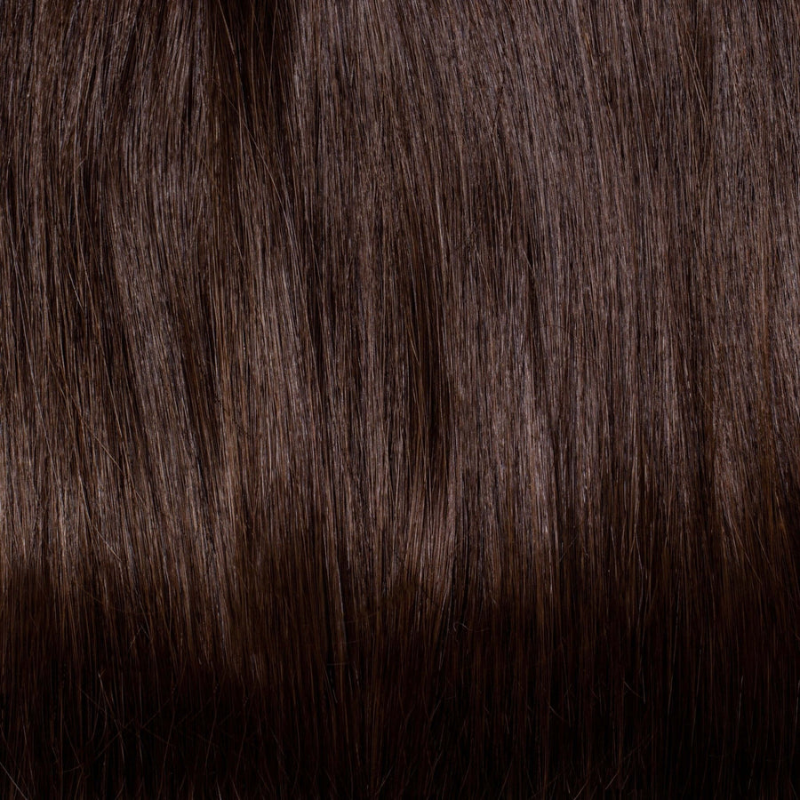 Remy Human Hair Invisible Wire Extension - Cool Brown