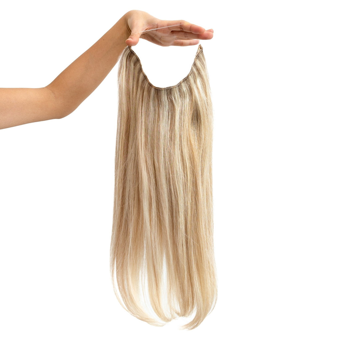 Invisible Wire Human Hair Extension - Luscious Blonde Naturyl Extensions