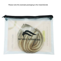 Invisible Wire Human Hair Extension - Medium Brown Balayage Naturyl Extensions