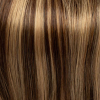 Remy Human Hair Invisible Wire Extension - Medium Brown Balayage hair colour