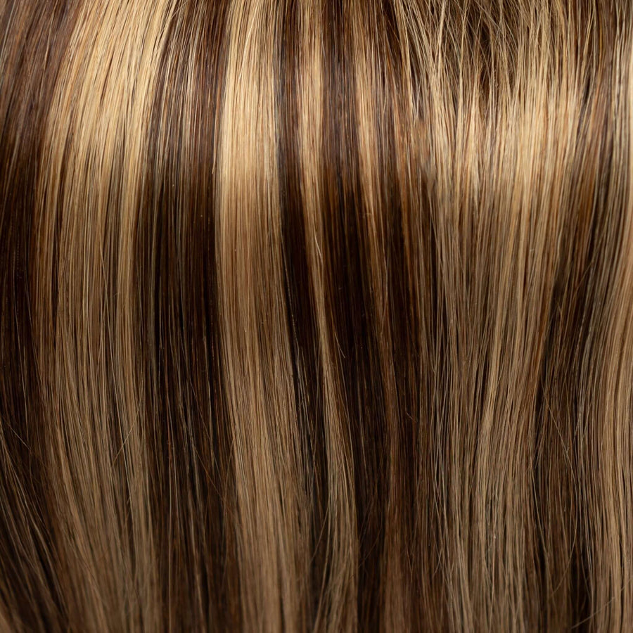 Remy Human Hair Invisible Wire Extension - Medium Brown Balayage