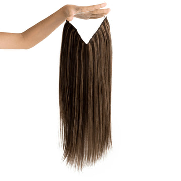Invisible Wire Human Hair Extension - Natural Caramel Naturyl Extensions