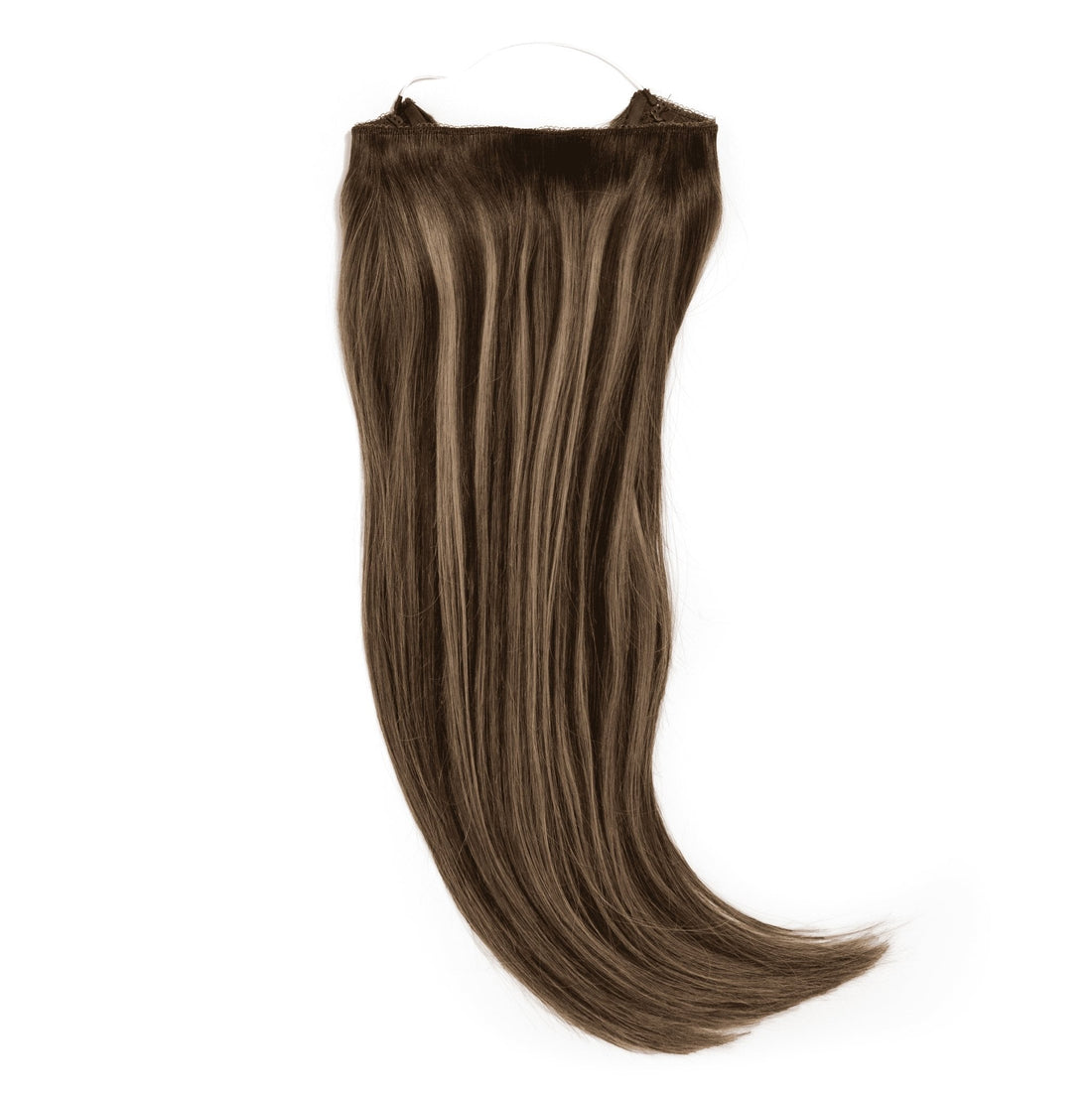 Invisible Wire Human Hair Extension - Sandy Chocolate Naturyl Extensions